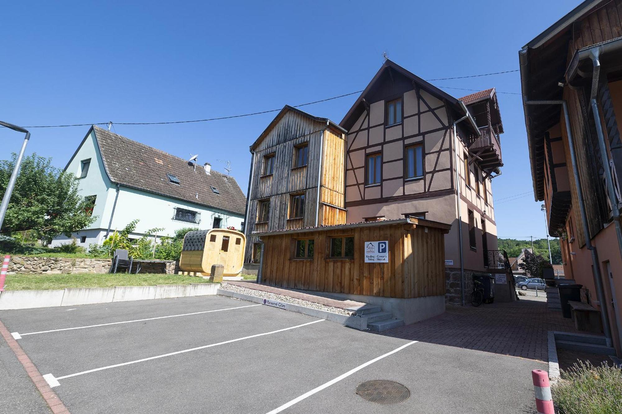 شقة Riesling - Vue Imprenable Sur Le Vignoble - Renove Recemment - Parking Gratuit ريكفيهر المظهر الخارجي الصورة