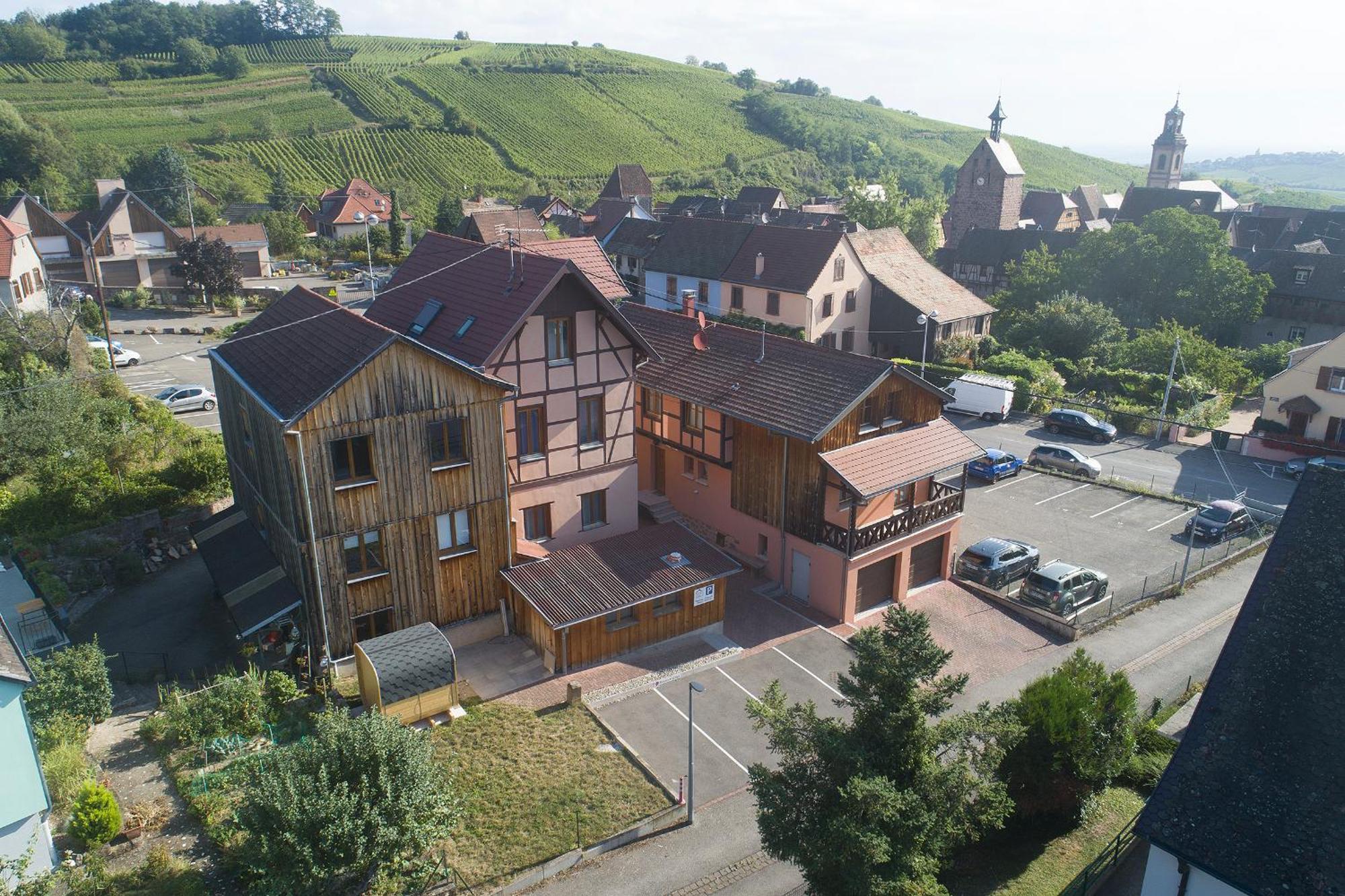 شقة Riesling - Vue Imprenable Sur Le Vignoble - Renove Recemment - Parking Gratuit ريكفيهر المظهر الخارجي الصورة